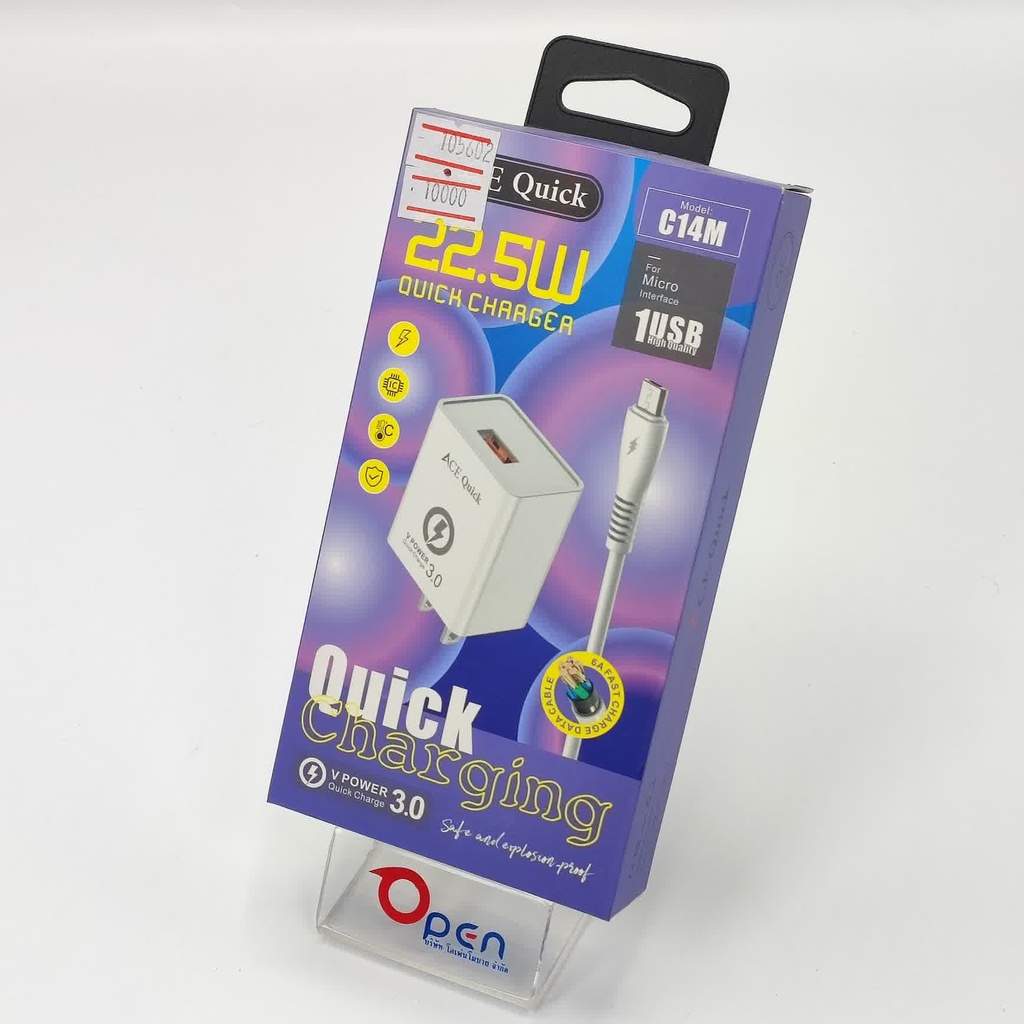 [105602] ACE Quick C-14M 22.5W QC (Micro)