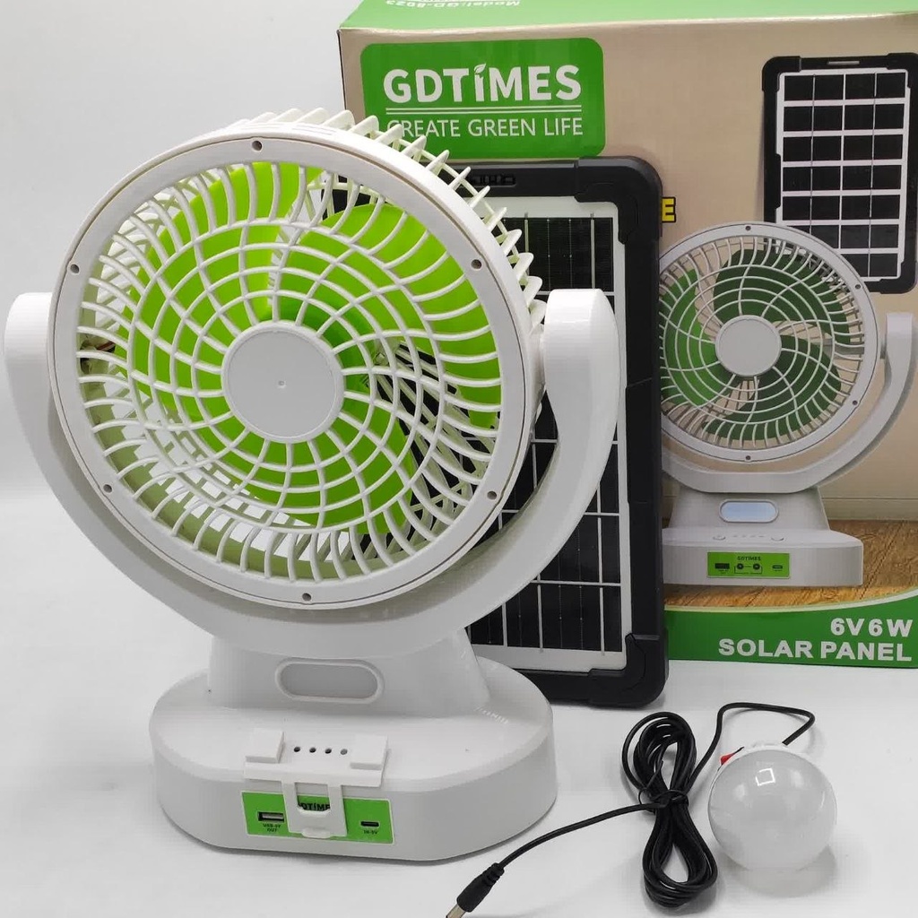 ProL GD-8023 9" Solar Fan