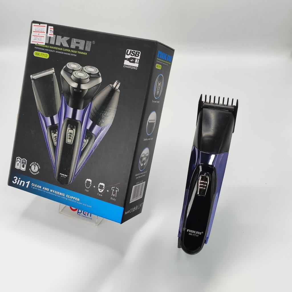 [403460] TYC NK-7712  nikai 3in1 grooming kit