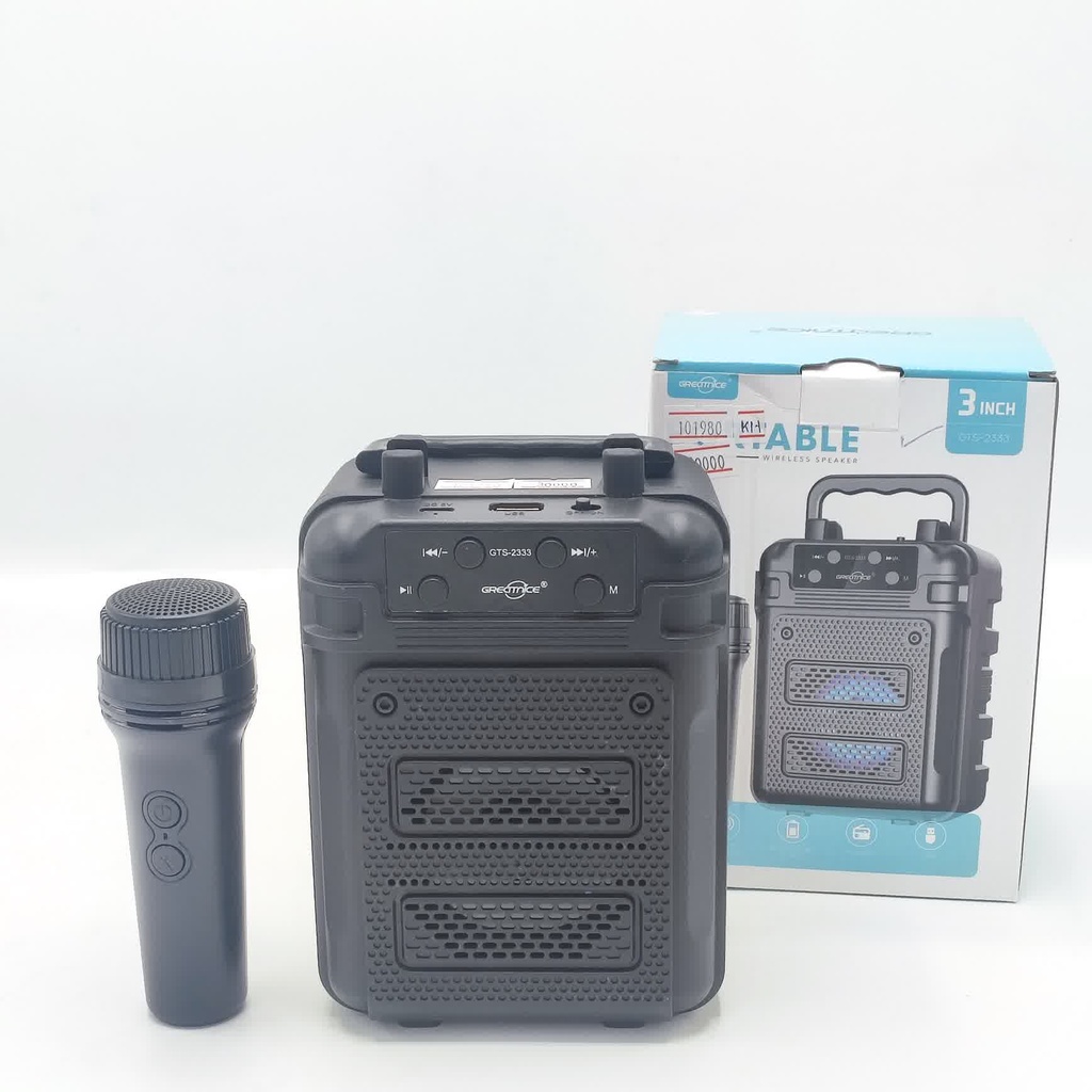 KH BT GTS-2333 3" Speaker Box