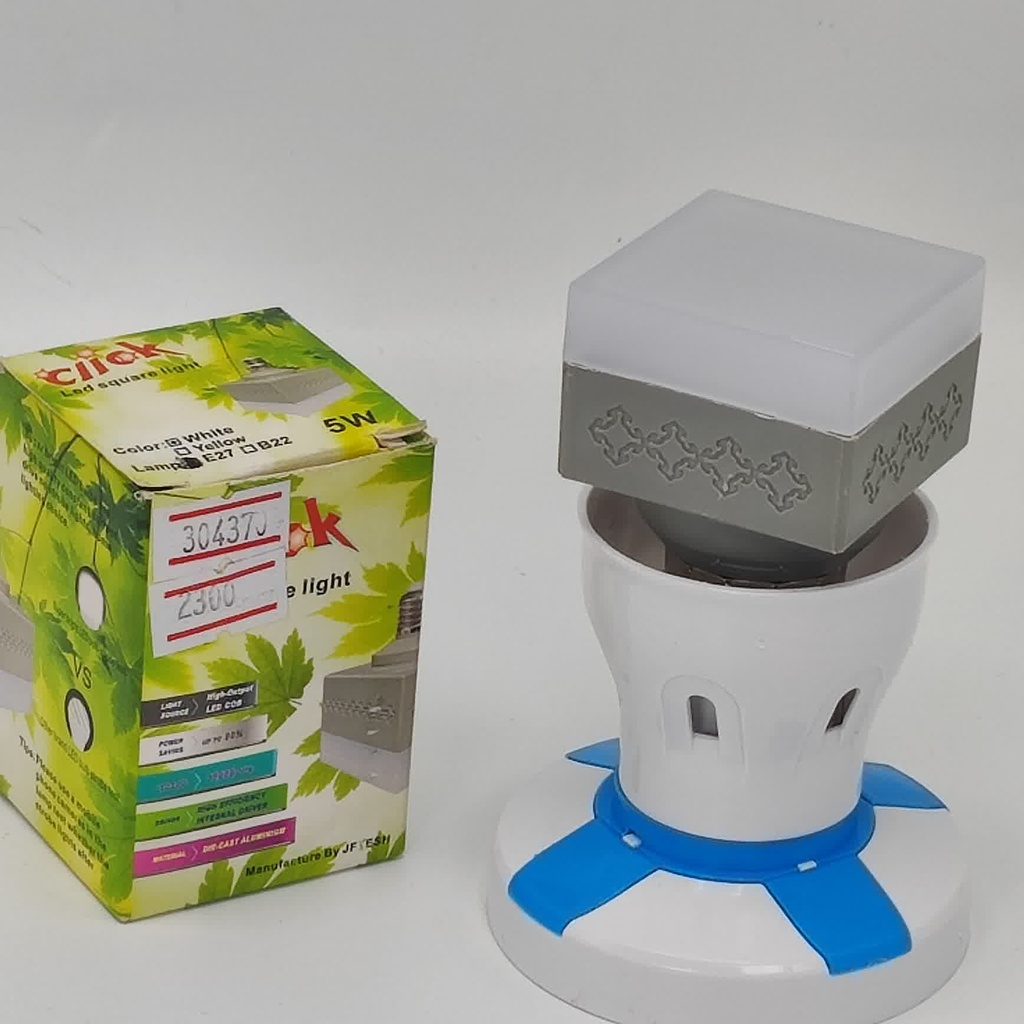 LAMP CLICK LED SQUARE LIGHT-5W