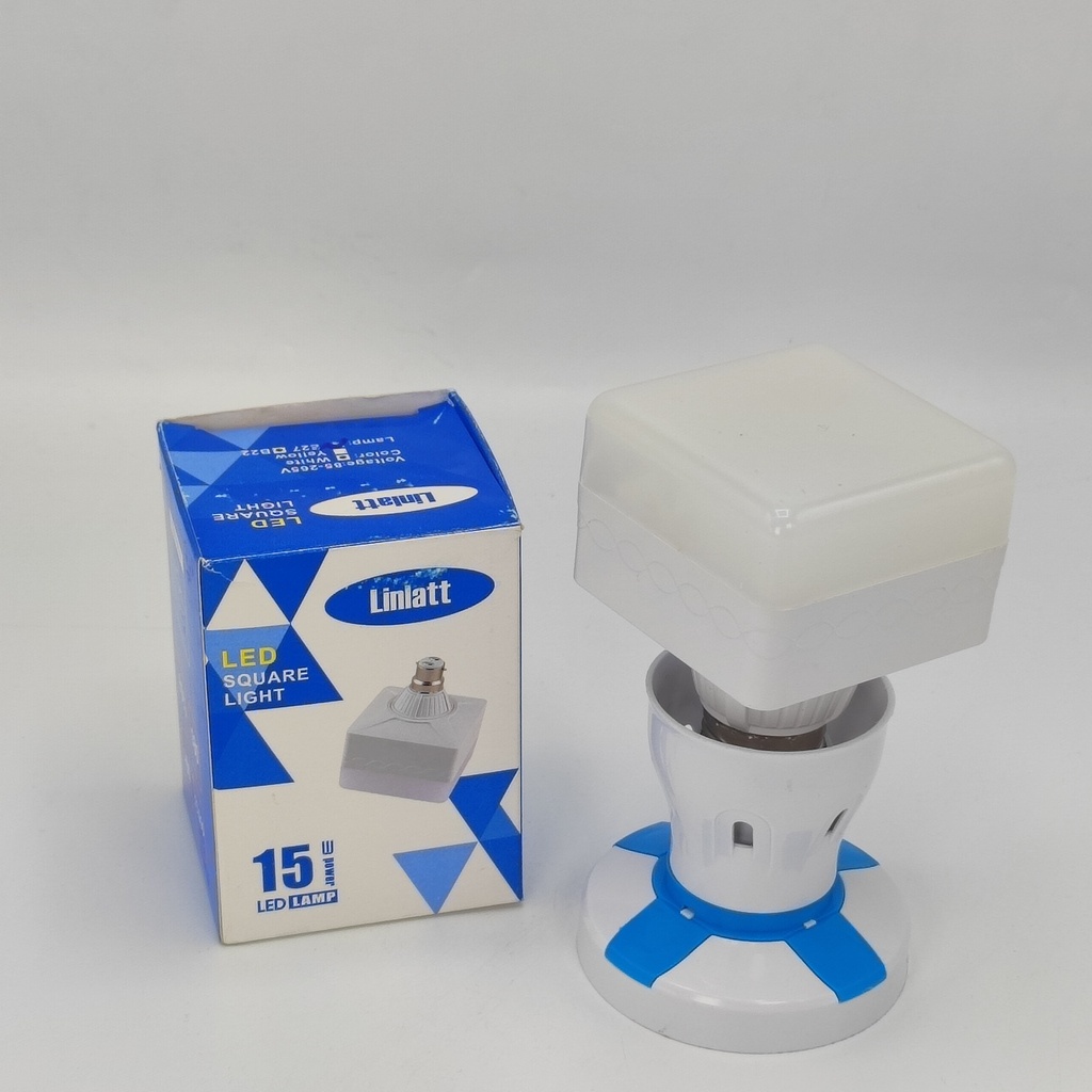 LinLatt LED Square Light B-22/E-27 15W