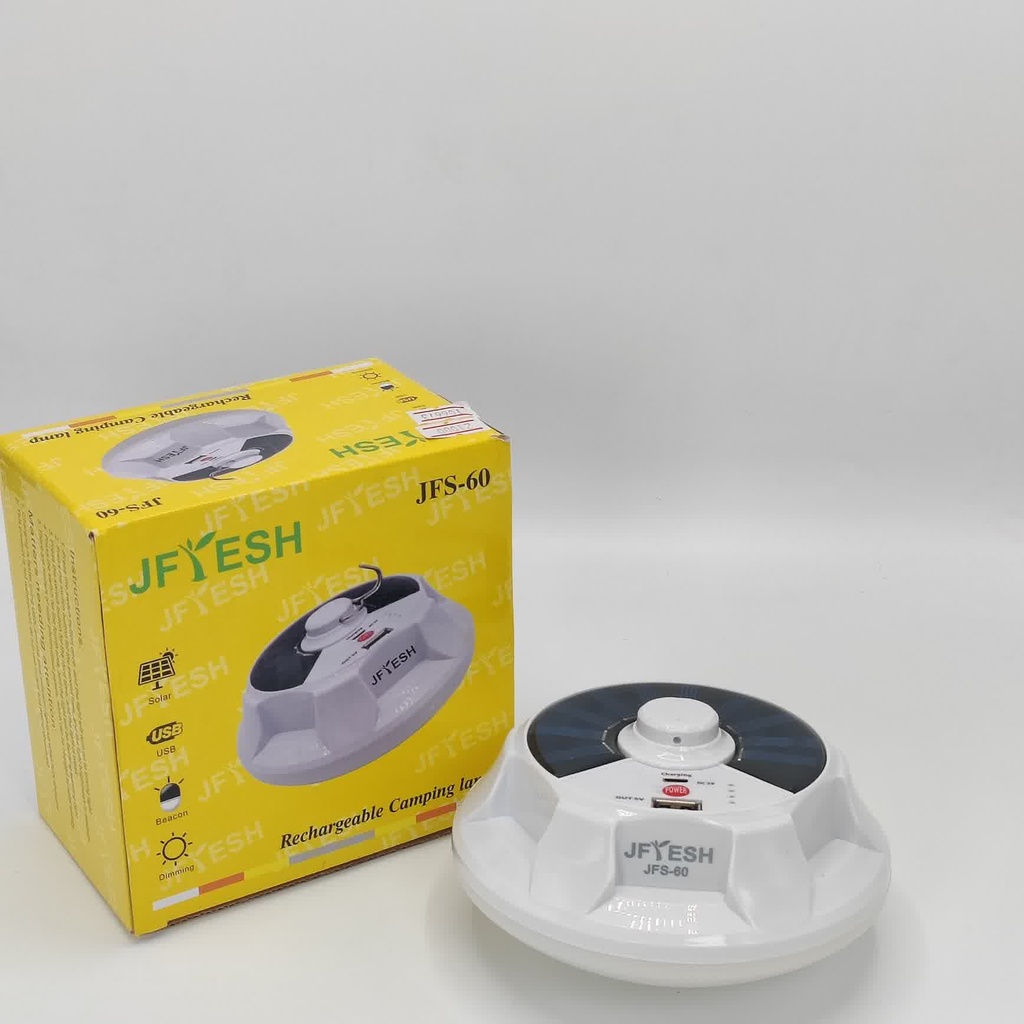 Jfresh JFS-60W Solar Rechargeable | အရန်ကာရော