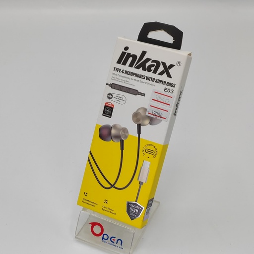 [105617] Inkax E-03 Type-C Earephones