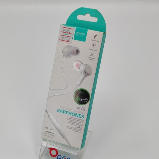 [106530] Hoco Telecity M-78 Earphone